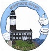 Montauk, NY Round Ornament #111RO