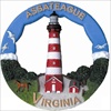 Assateague, VA Round Ornament #106RO
