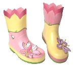 Lotus Flower Rain Boots
