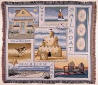 Blanket / Throw - Sea and Shore #TPM838