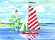 Christmas Cards - Candy Cane Sailing - #52587