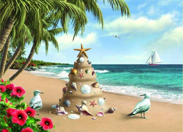 Christmas Cards - Holiday in Paradise #52331