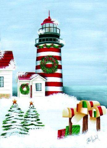 Christmas Cards - West Quoddy Holiday #52341