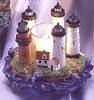 Lighthouse Circle Votive Candleholders - Martha's Vineyard