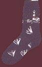 Lightweight Novelty Socks - Starboard, Navy