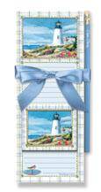 Lighthouse Harbor Magnetic Note Pad