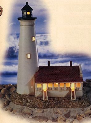 Illuminated Lighthouses and Table Lamps by Lefton 